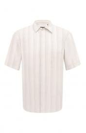 Рубашка изо льна и шелка Zegna