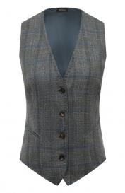 Жилет из шерсти и вискозы KITON