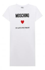 Хлопковое платье Moschino