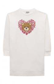 Хлопковое платье Moschino
