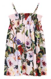 Хлопковый сарафан Dolce&Gabbana