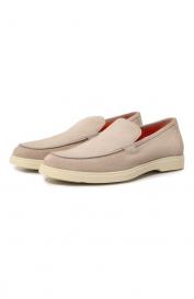 Замшевые лоферы Yalta Santoni