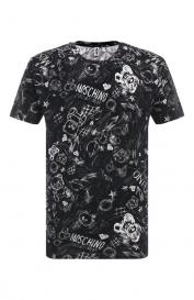 Хлопковая футболка Moschino