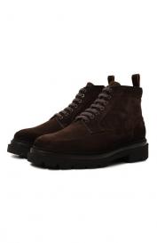 Замшевые ботинки Milano Santoni