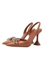 Текстильные туфли Rosie Sling 95 Amina Muaddi