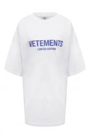 Хлопковая футболка Vetements