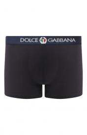Хлопковые боксеры с широкой резинкой Dolce&Gabbana