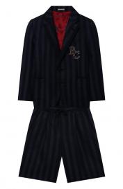 Костюм из льна и хлопка Brunello Cucinelli