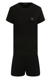 Пижама из вискозы Emporio Armani