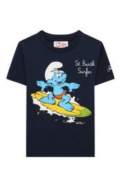 Хлопковая футболка MC2 Saint Barth