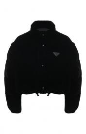 Бархатный пуховик Prada