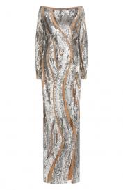 Платье с отделкой пайетками Marina Rinaldi Elegante