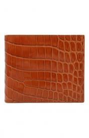 Портмоне с отделкой из кожи крокодила Bottega Veneta