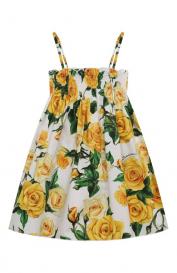 Хлопковый сарафан Dolce&Gabbana