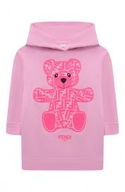 Хлопковое платье Fendi
