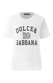 Хлопковая футболка Dolce&Gabbana