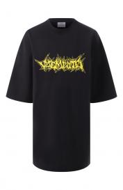 Хлопковая футболка Vetements