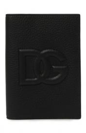 Кожаная обложка для паспорта Dolce&Gabbana