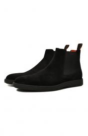 Замшевые челси Detroit Santoni