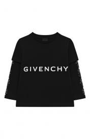 Хлопковый лонгслив Givenchy