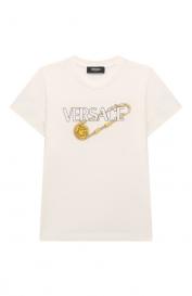 Хлопковая футболка Versace