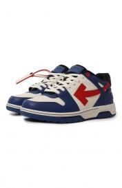 Кожаные кеды Out of Office Off-white