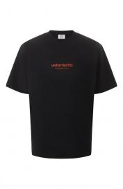 Хлопковая футболка Vetements