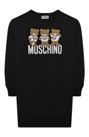 Хлопковое платье Moschino