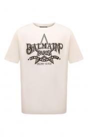 Хлопковая футболка Balmain