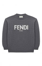 Шерстяной пуловер Fendi