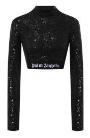 Топ с отделкой пайетками Palm Angels