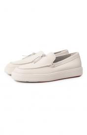 Кожаные лоферы Santoni