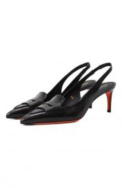 Кожаные туфли Santoni