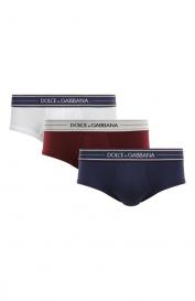 Комплект из трех брифов Dolce&Gabbana