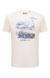 Хлопковая футболка MC2 Saint Barth