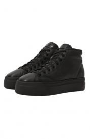 Кожаные кеды Santoni