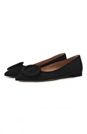 Замшевые балетки Venezia Gianvito Rossi