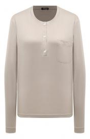 Хлопковый лонгслив-хенли KITON