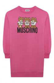 Хлопковое платье Moschino