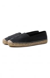 Кожаные эспадрильи Espadrille Saint Laurent