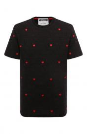 Хлопковая футболка Moschino