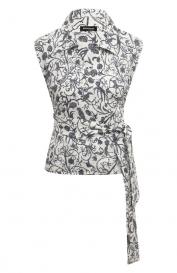 Льняной топ KITON