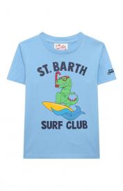 Хлопковая футболка MC2 Saint Barth