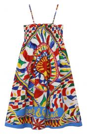 Хлопковый сарафан Dolce&Gabbana
