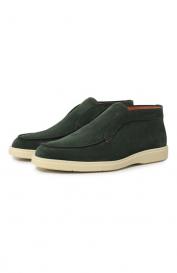 Замшевые ботинки Detroit Santoni