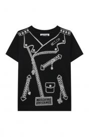 Хлопковая футболка Moschino