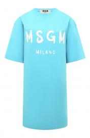 Хлопковое платье MSGM