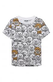 Хлопковая футболка Moschino