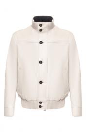 Кожаный бомбер Brioni