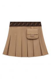 Хлопковая юбка Fendi